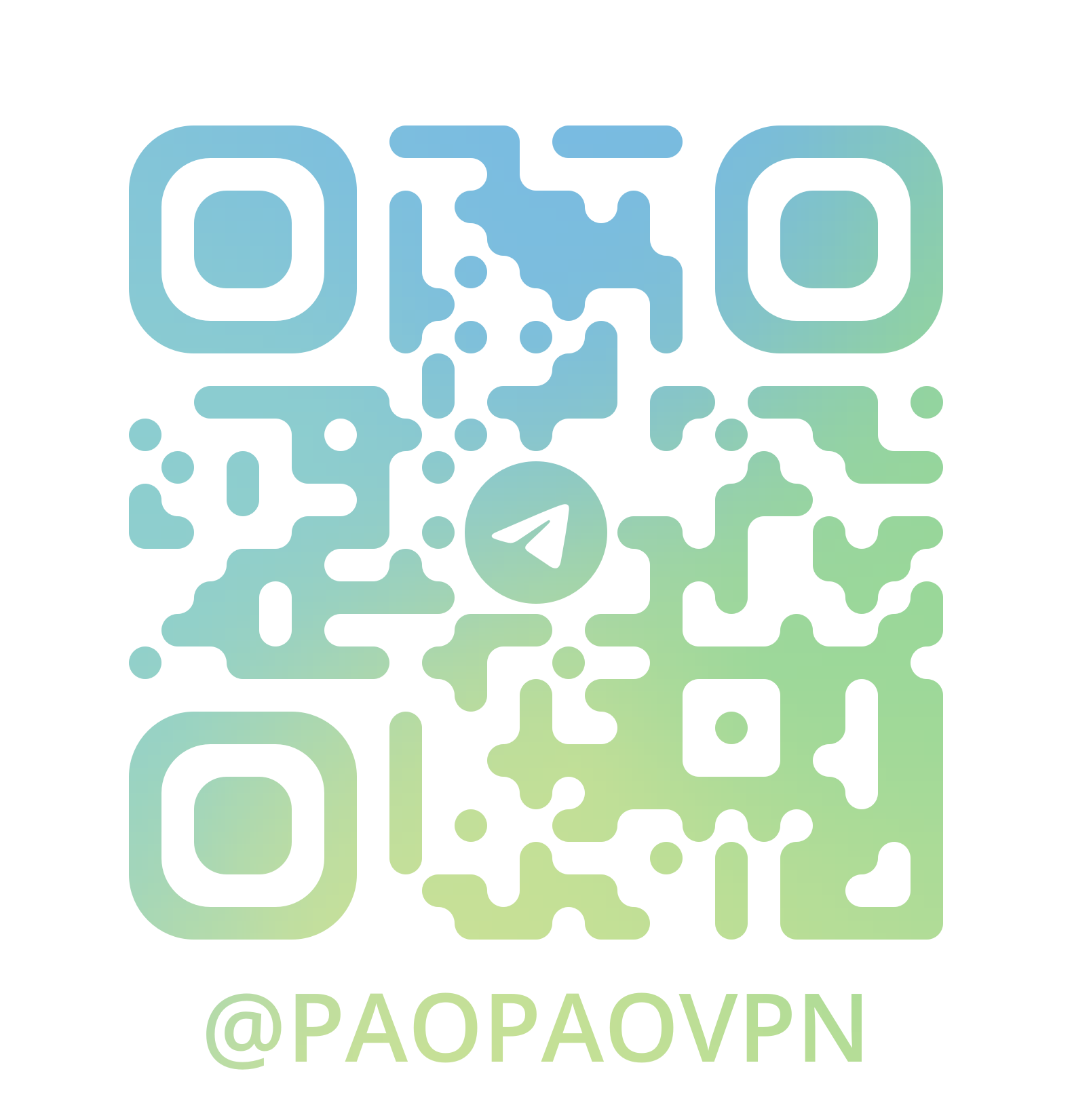 PaoPao 加速器 Telegram QR码